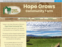 Tablet Screenshot of hopegrowsfarm.org